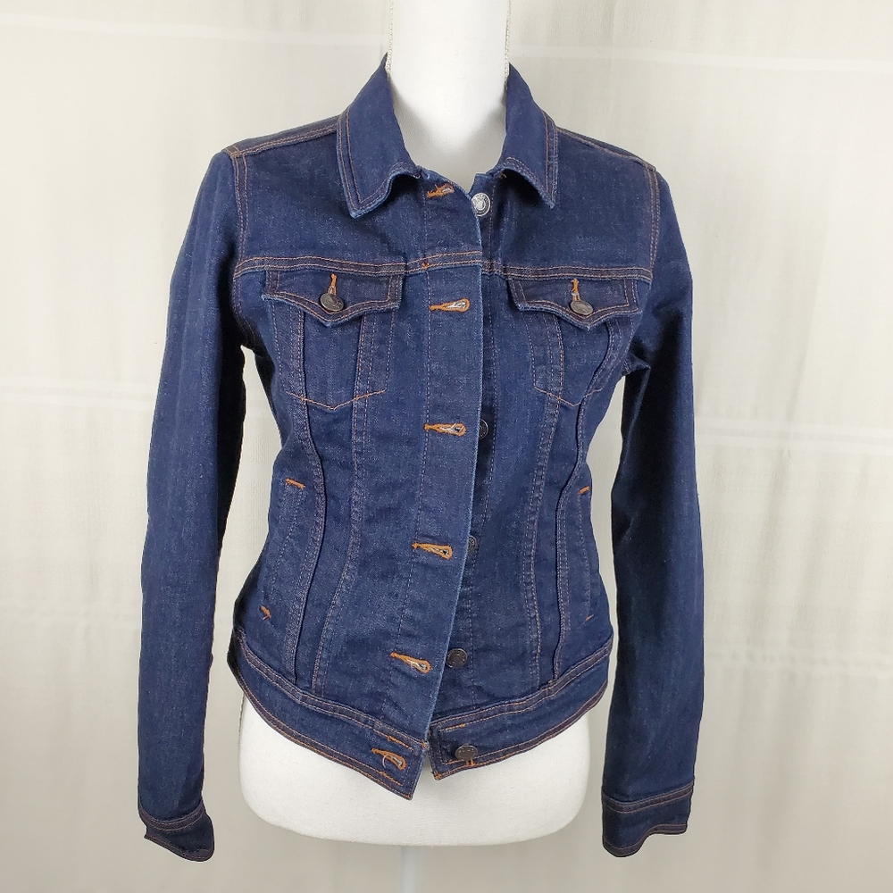 Old Navy EUC dark wash jean jacket S